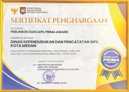 Dukcapil Prima Award — Kategori Perlinsos
